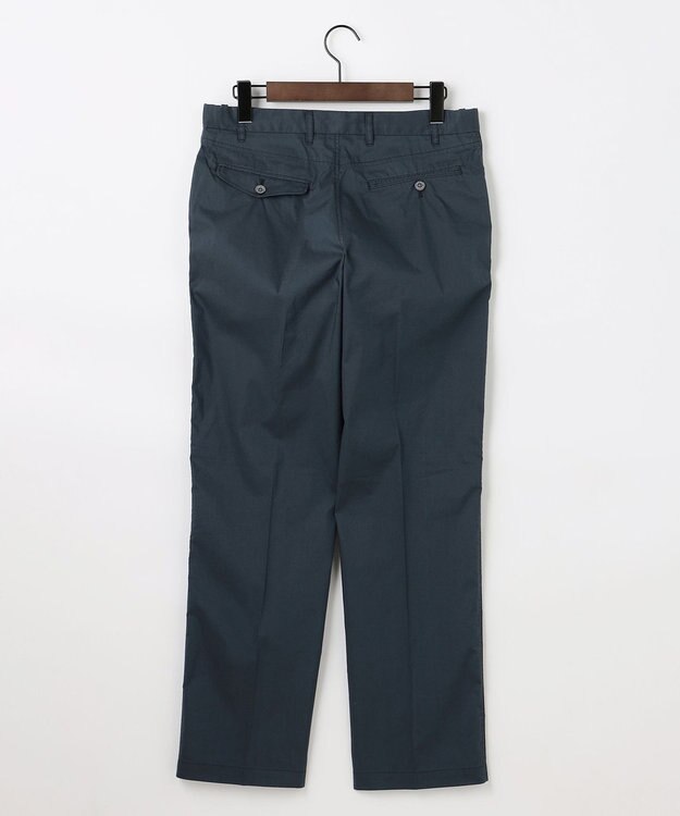 JOSEPH ABBOUD 【キングサイズ・ウエストも伸びる!/JAPANファブリック】ヴィンテージコットン ストレッチ パンツ ネイビー系