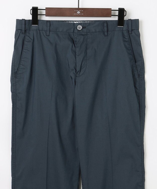 JOSEPH ABBOUD 【キングサイズ・ウエストも伸びる!/JAPANファブリック】ヴィンテージコットン ストレッチ パンツ ネイビー系