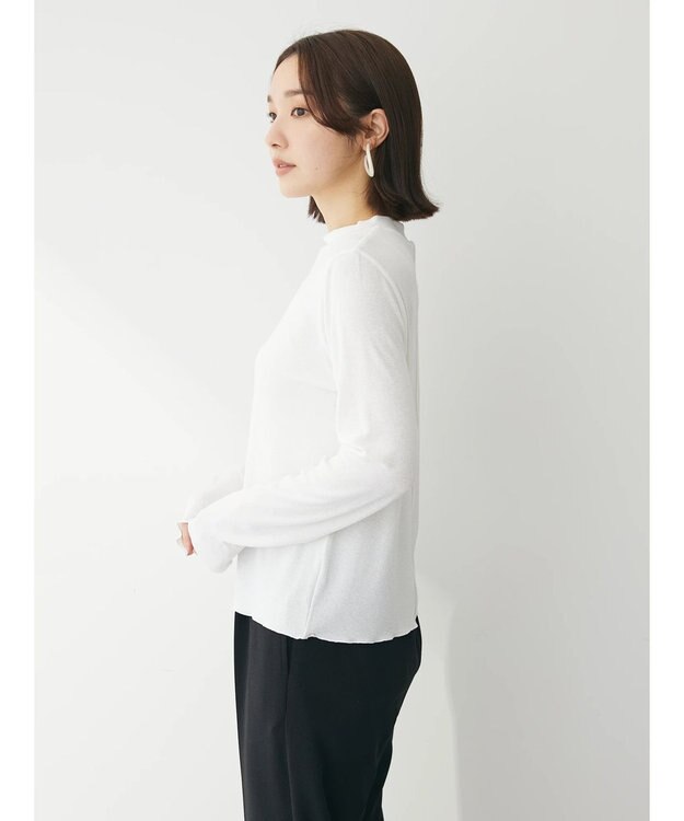 Green Parks ＳＥＴ２点　カットツイードベスト＋プルオーバー Light Gray