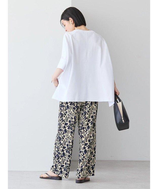 AMERICAN HOLIC 接触冷感ポンチョシルエットポンチプルオーバー Off White