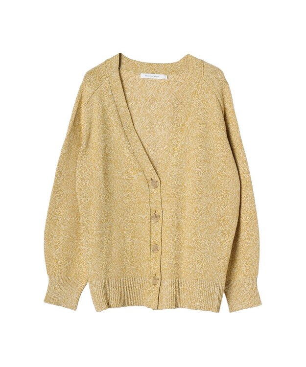 AMERICAN HOLIC ＭＩＸＶネックニットカーディガン Mustard