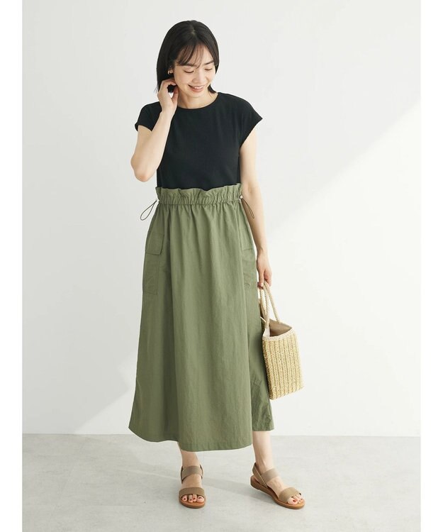 Green Parks ・ＥＬＥＮＣＡＲＥ　ＤＵＥ　ミリタリードッキングワンピ Khaki