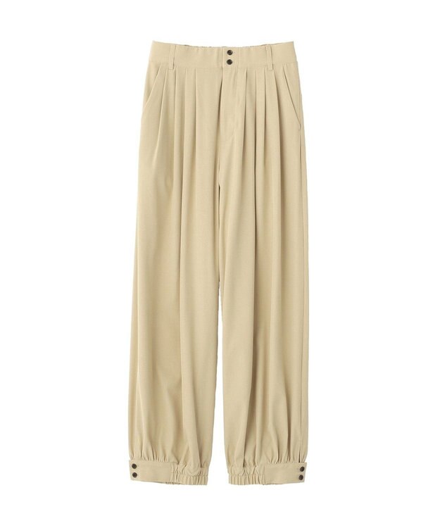 CRAFT STANDARD BOUTIQUE 4タックカーブパンツ Beige