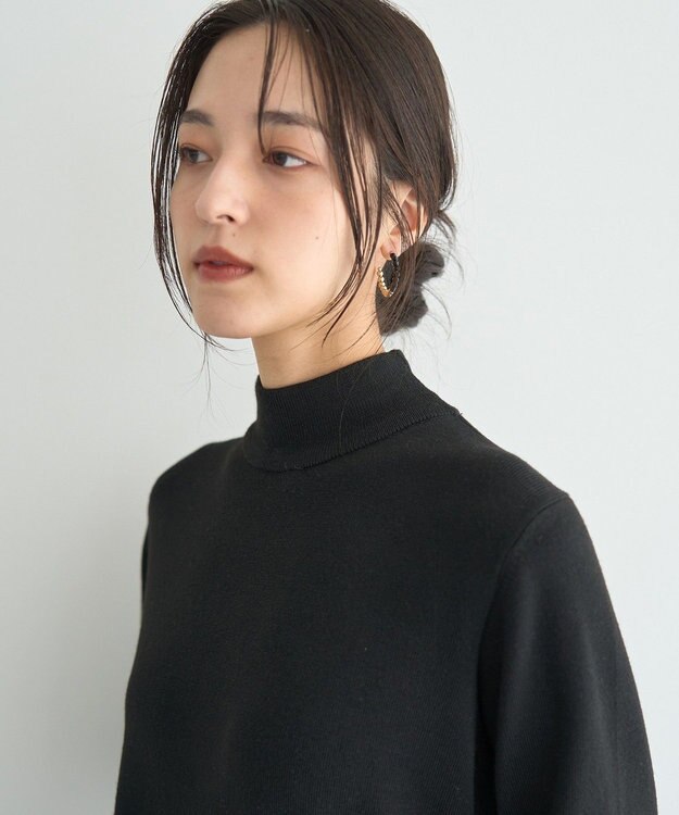 YECCA VECCA 【2点SET】バルーンキャミ付きニットワンピース Camel