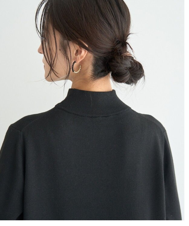 YECCA VECCA 【2点SET】バルーンキャミ付きニットワンピース Camel