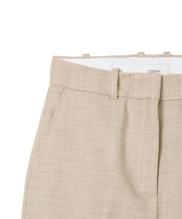 JOSEPH バージンウール トラウザーズ Powder Melange
