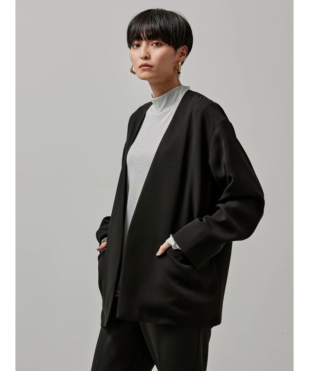 AMERICAN HOLIC ニュアンスジャケット／ＰＲＥＭＩＵＭ Black