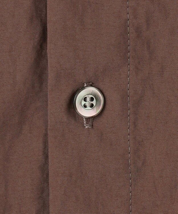 NAVE 【ReNAVE　撥水機能・UVカット・透湿・接触冷感・洗える】ナイロンタスランシャツ ダークブラウン系