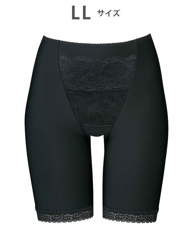WACOAL 【美ショーツ】 ショーツ はきこみ丈ふかめ 肌側起毛(本体) あたたかい ロングショーツ PPG620 /ワコール ブラック