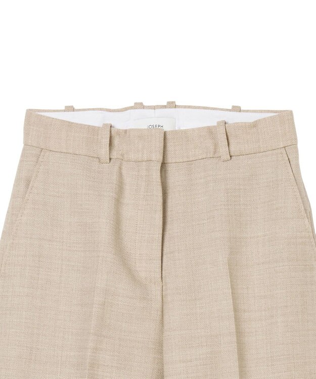 JOSEPH バージンウール トラウザーズ Powder Melange