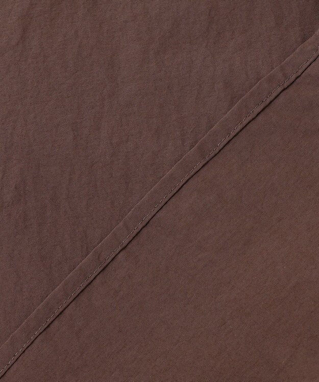 NAVE 【ReNAVE　撥水機能・UVカット・透湿・接触冷感・洗える】ナイロンタスランシャツ ダークブラウン系