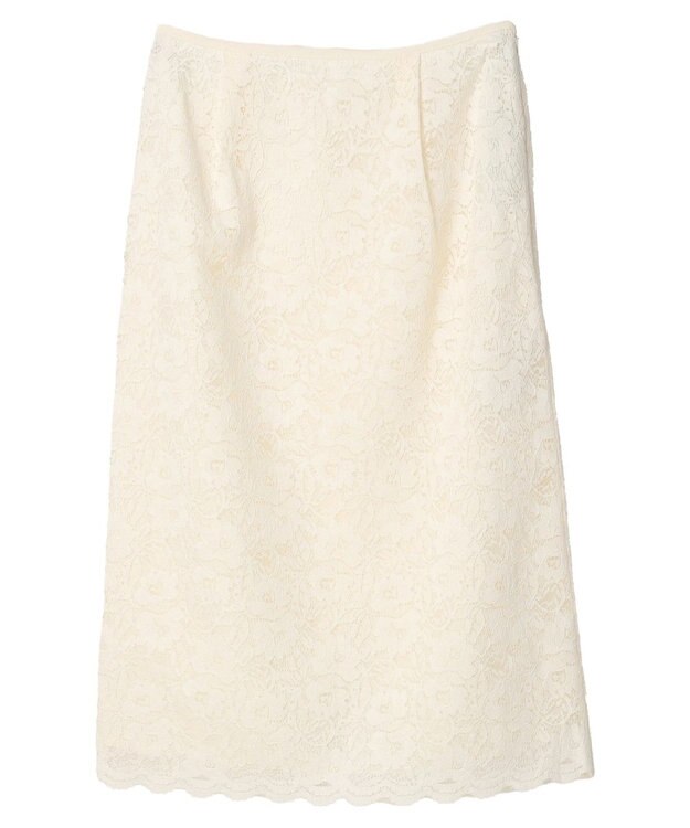 Green Parks ｅｆ－ｄｅ　レースＩラインスカート White