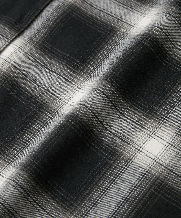 Green Parks ・ＥＬＥＮＣＡＲＥ　ＤＵＥ　２ｗａｙチェックビックシャツ Black