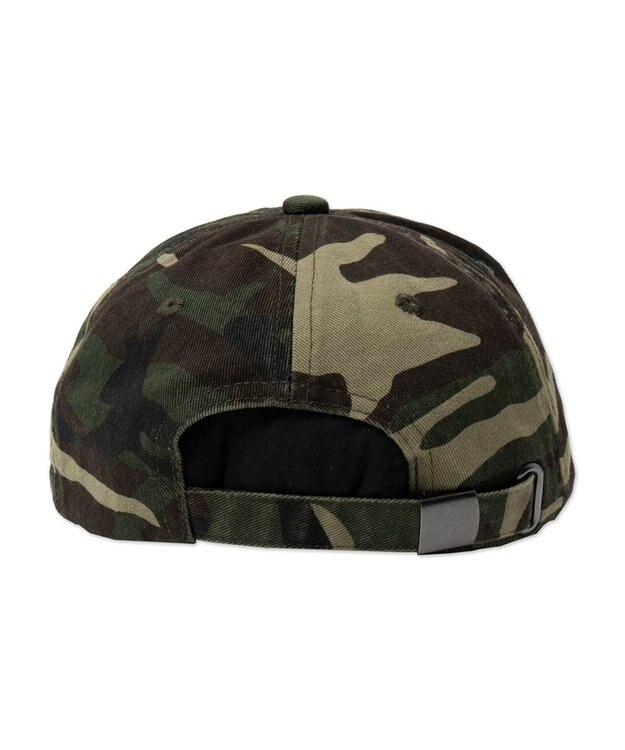 WEGO ロゴ刺繍カモフラキャップ グリーン