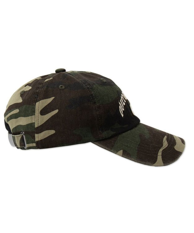 WEGO ロゴ刺繍カモフラキャップ グリーン