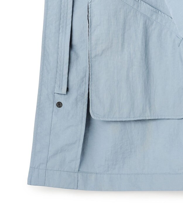 JOSEPH HOMME 新素材【高機能素材/ライナードッキング対応】トラセアナイロンタッサー　モッズコート スカイブルー系
