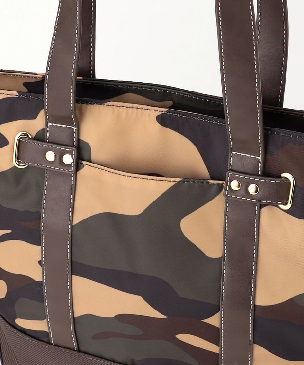 LA BAGAGERIE ベルテッド2WAYトート カモフラージュ