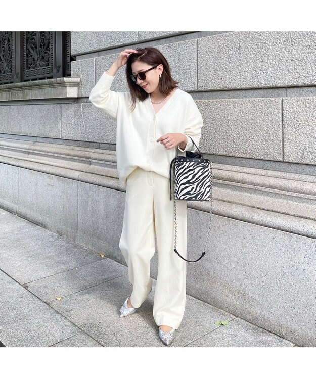 LA BAGAGERIE 【インスタグラマー chiyoさん×LA BAGAGERIE】チェーンバケツバッグ ゼブラ