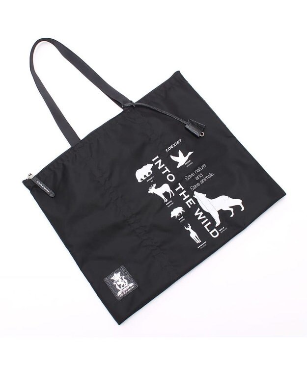 A.D.M.J. 【ナイロン】オリタタミバッグL BLACK