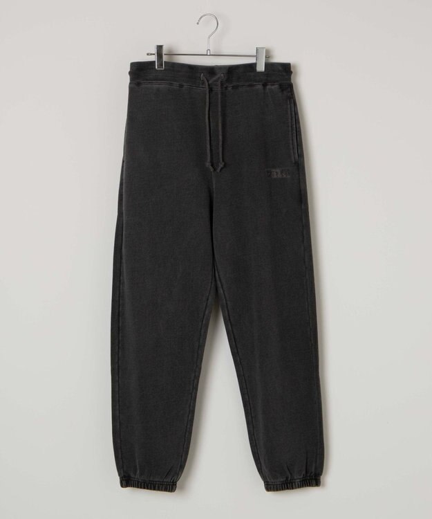 WEGO ピグメントロゴスウェットパンツ スミクロ