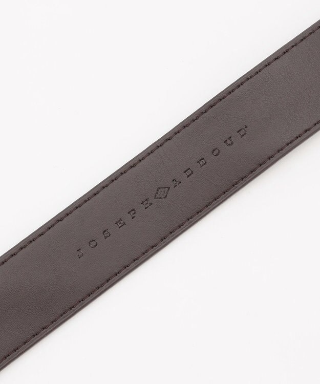 JOSEPH ABBOUD 【キングサイズ・日本製】ディナオイルスクイーズベルト ダークブラウン系