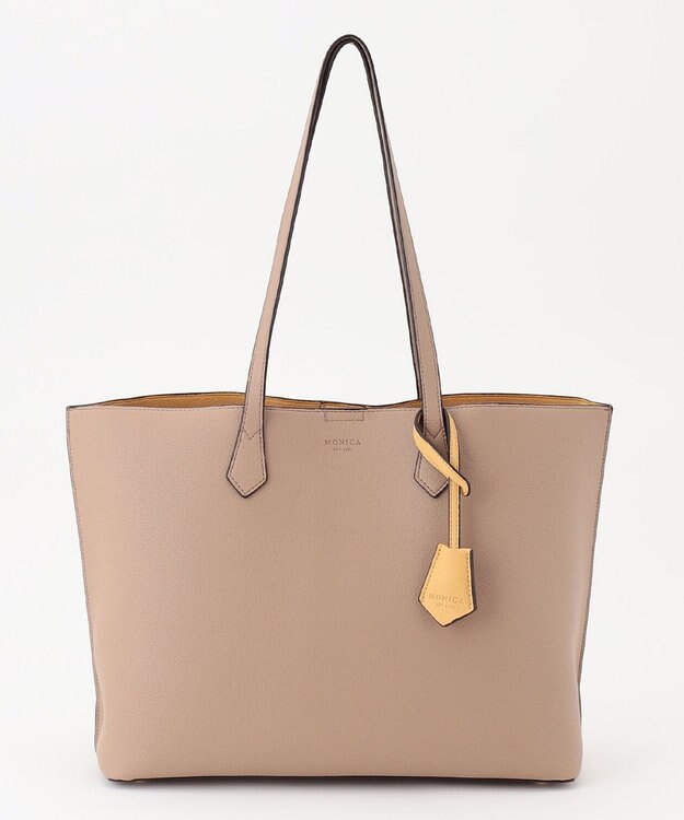 LA BAGAGERIE 【MONICA】バイカラーA4トート グレージュ