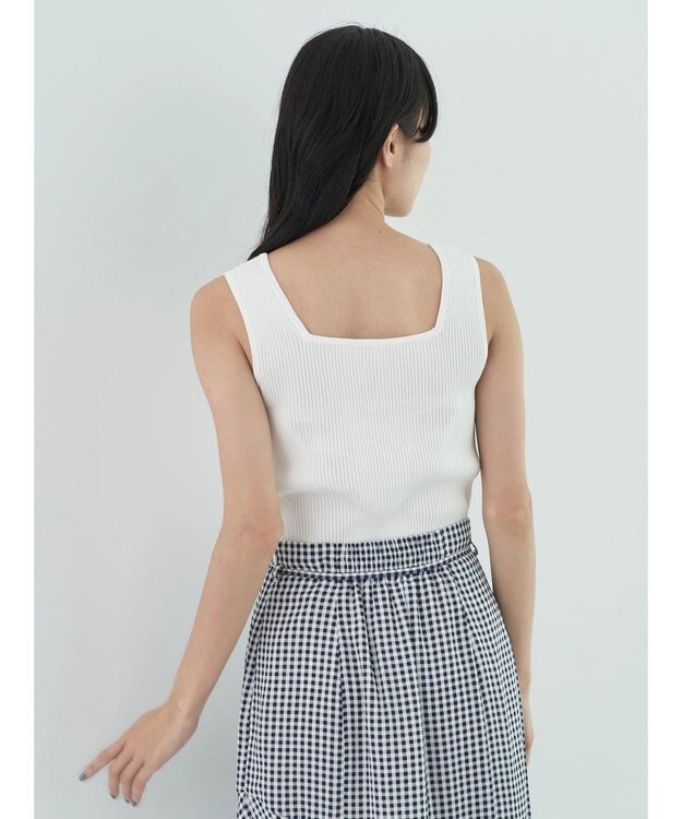 earth music&ecology リサイクルポリエステルブレンド２ＷＡＹタンクトップ Off White