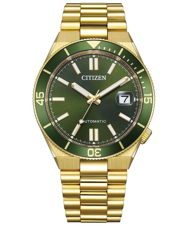 CITIZEN 【メカニカルウオッチ TSUYOSA】豊富なカラーバリエーションが人気の機械式腕時計 NJ0232-53X ゴールド