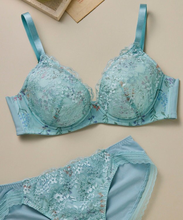 une nana cool 小さく見せるミニマイザーブラ レース ショーツ TU