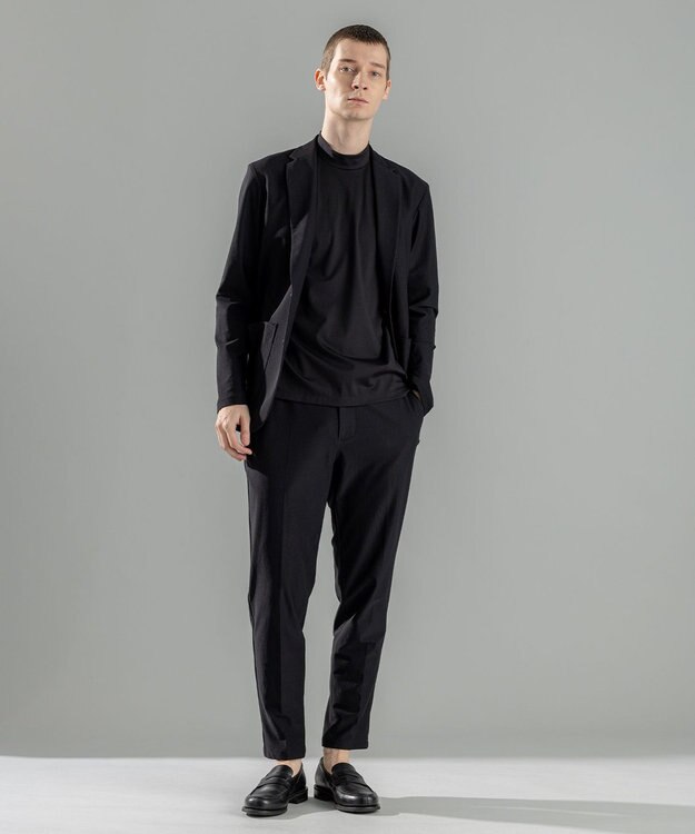 JOSEPH HOMME ＜新色追加＞新素材【抜群の通気性/360度ストレッチ】エアトールストレッチ ドロスト付テーパードパンツ/ PEGG CONVERTIBLE ブラック系