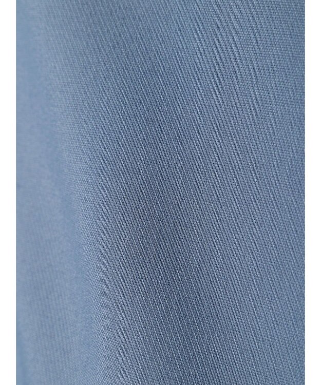 earth music&ecology 配色ステッチパネルフレアスカート Blue