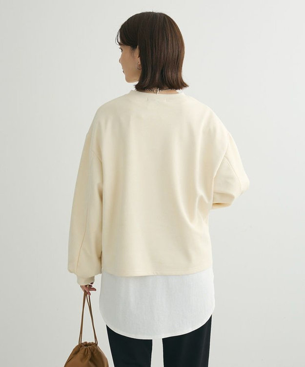 Green Parks ・ＳＵＧＡＲ　ＳＰＯＯＮ　スエードポンチプルオーバ Ivory