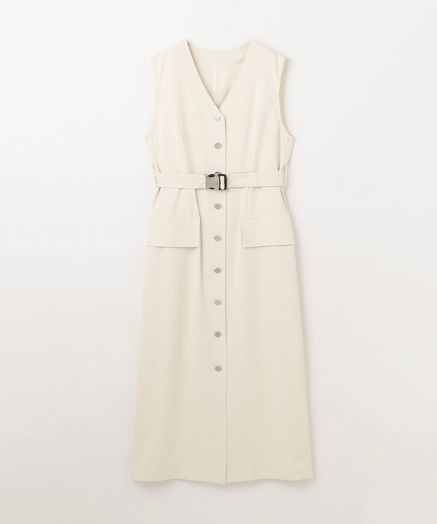 GRACE CONTINENTAL ベルト付ジャンパースカート キナリ