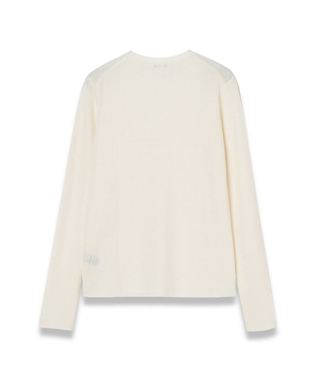 JOSEPH クリスピーレーヨン　ロングスリーブカーディガン Ivory