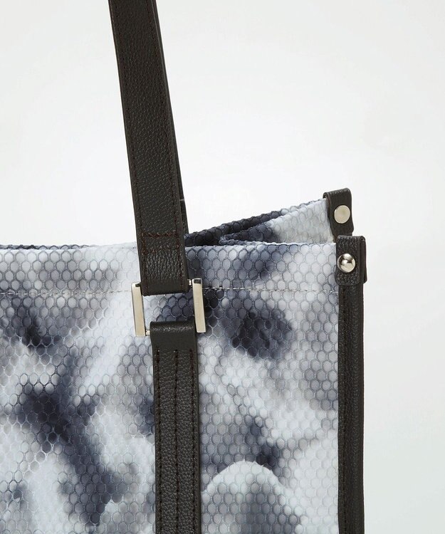 TOPKAPI 【TREASURE TOPKAPI】メッシュ ダブルプリント A4 トートバッグ ブラック