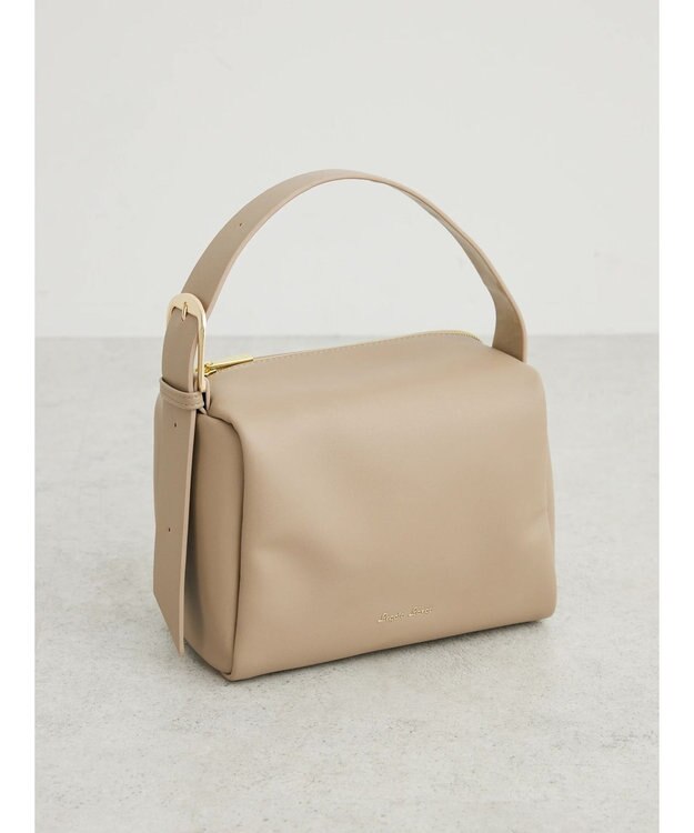 Green Parks ・別注　Ｌｅｇａｔｏ　Ｌａｒｇｏ　ワンハンドルボストン Gray Beige