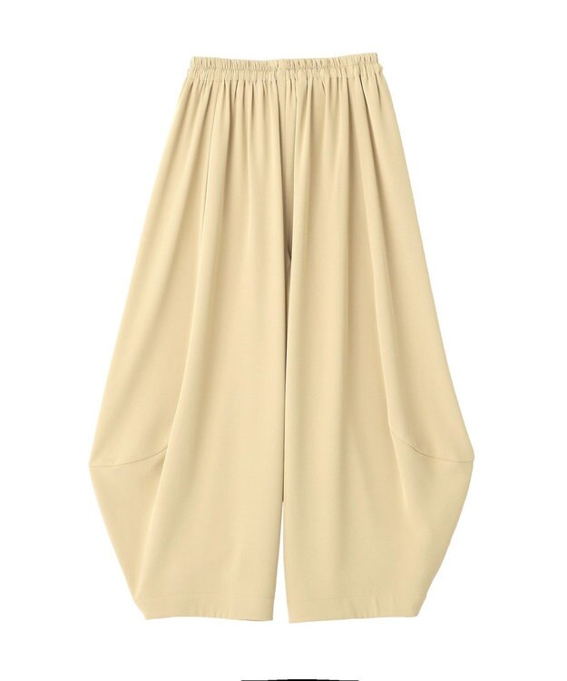 YECCA VECCA コクーンドレープワイドパンツ Beige