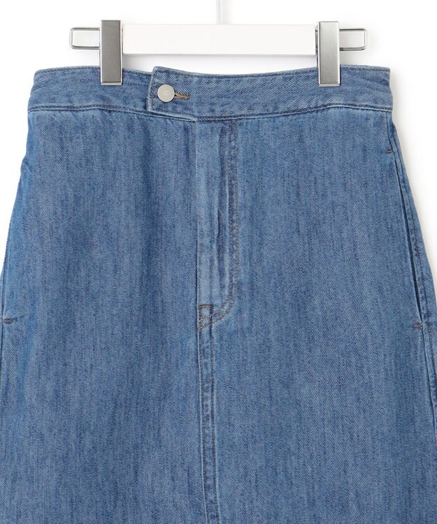 J.PRESS YORK STREET 【WOMEN】ソフトデニムスカート ダルブルー系