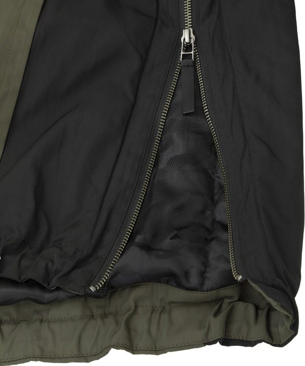 YECCA VECCA パディングフーディーコート Khaki