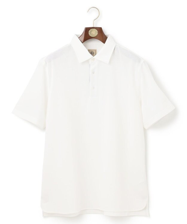 J.PRESS MEN 【KING SIZE】【クールビズ対応 / 吸水速乾】カノコインレイ ポロシャツ ホワイト系