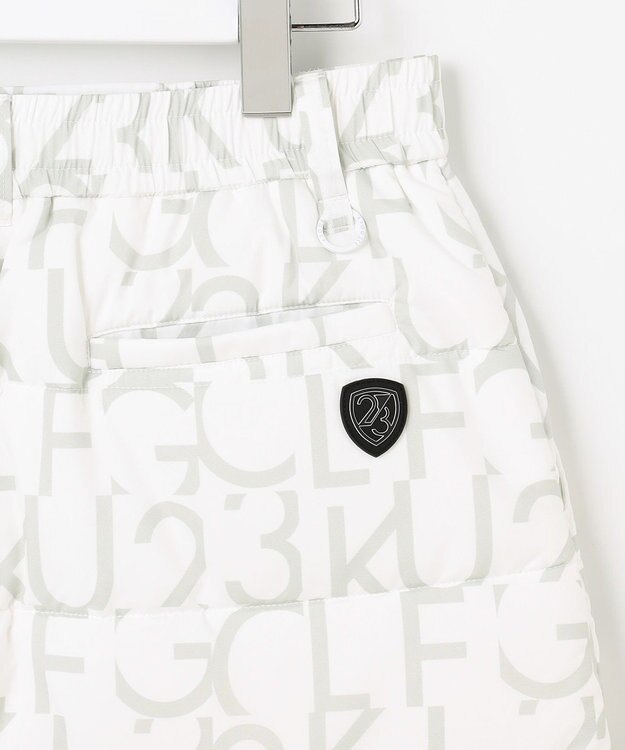 23区GOLF 【WOMEN】中綿ロゴプリントスカート ホワイト系5