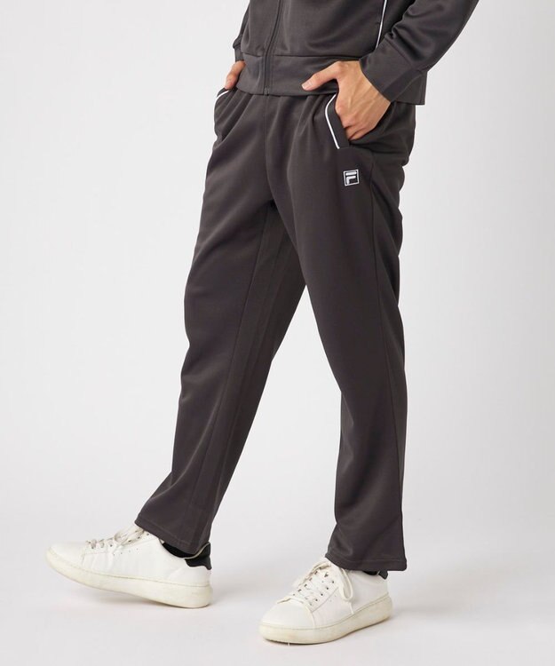 FILA GOLF／marie claire 【FILA GOLF】スタンダードロングパンツ チャコールグレー