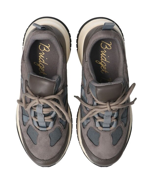 Bridget Birkin 【Bridget Birkin】ボリュームソールメッシュスニーカー ダークグレー