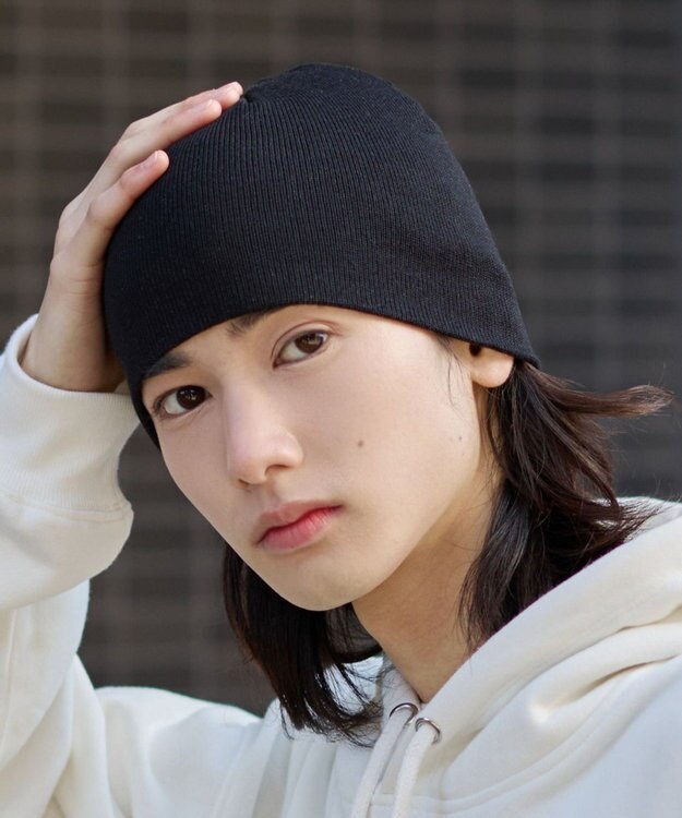 WEGO 【ユニセックス着用ITEM】シングルニットワッチ ブラック