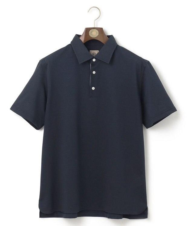 J.PRESS MEN 【KING SIZE】【クールビズ対応 / 吸水速乾】カノコインレイ ポロシャツ ネイビー系
