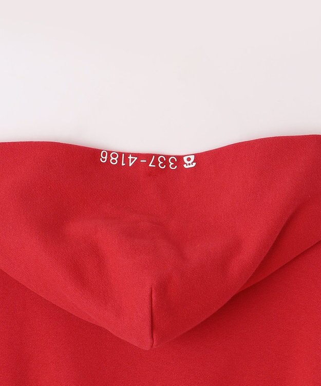 NAVE タブチ×NAVE ロゴフーディ レッド系