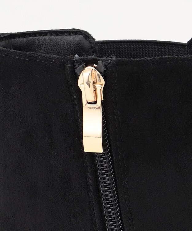 ANY SIS 【23.0~24.0cm】フラットサイドゴア ブーツ ブラック