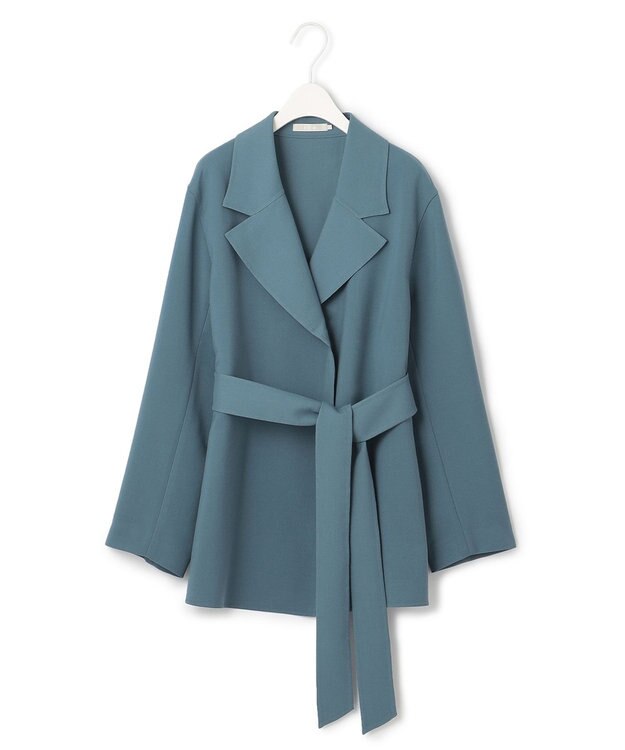 ICB L ライトリバー ミドル丈コート ライトブルーグレー系