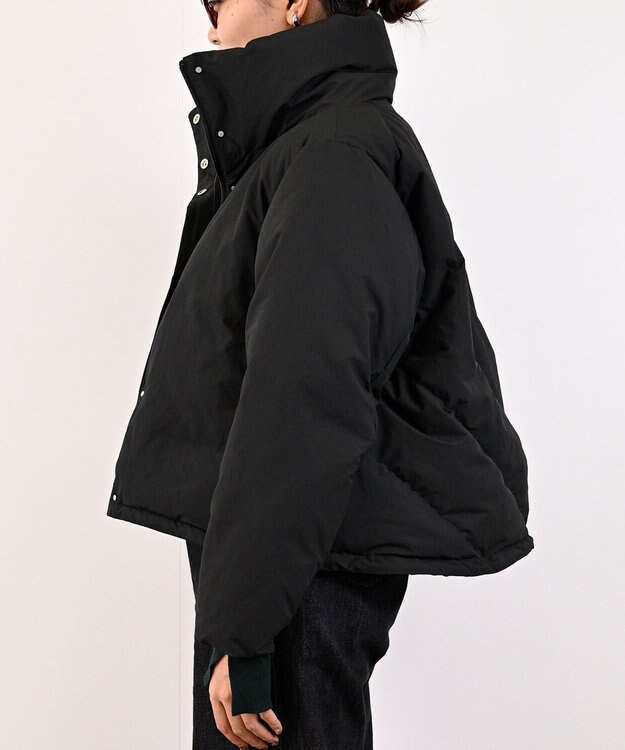 KWD 【日本製/高品質ダウン】STAND COLLAR DOWN BLOUSON ダウンブルゾン ブラック