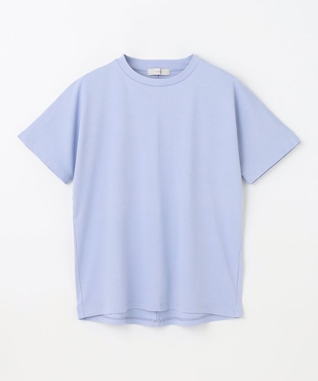 ANY 【新色追加/10色展開/洗濯機可/UVケア/接触冷感】プレミアムベーシック半袖Tシャツ サックス